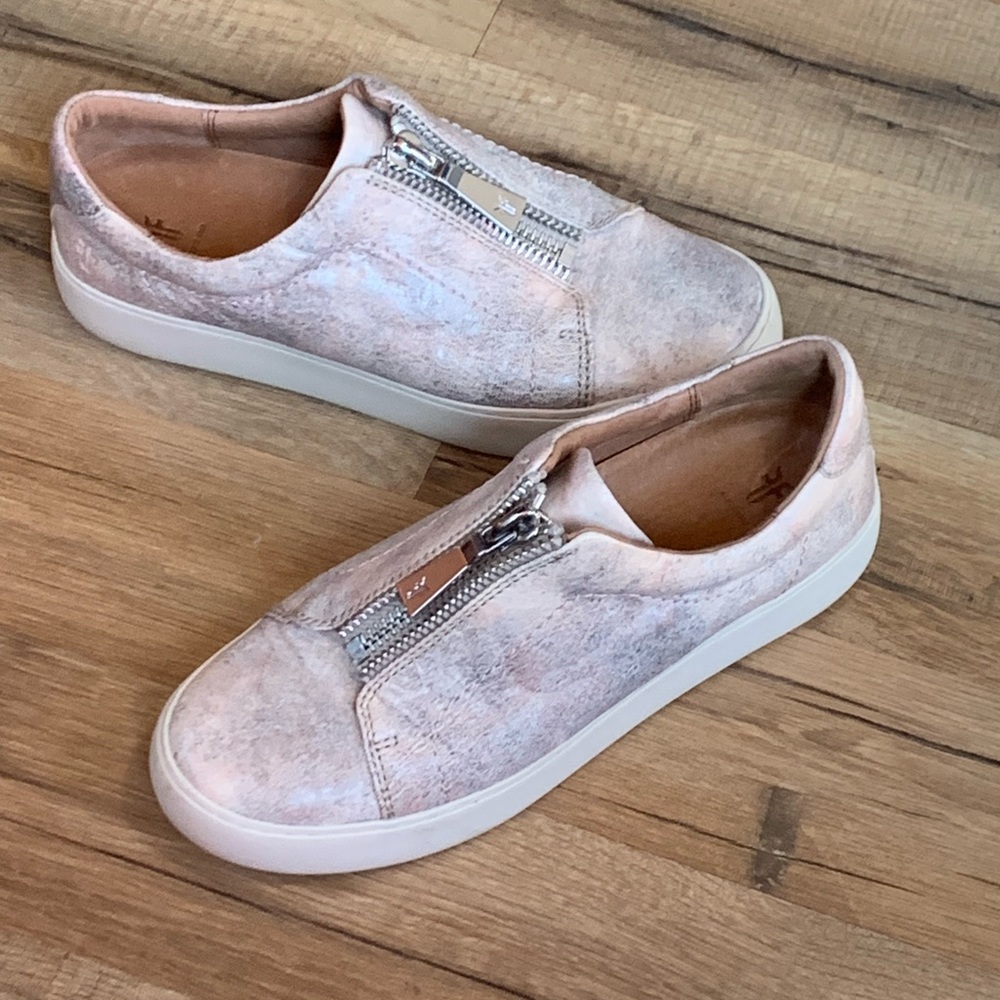 Frye Lena Zip Leather Size 7.5